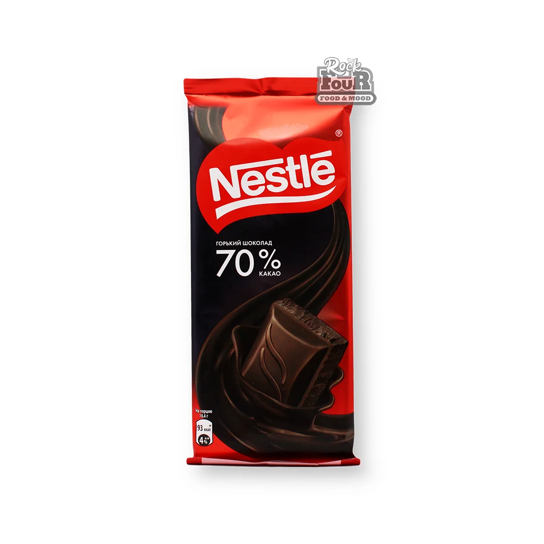 Շոկոլադե սալիկ «Nestle» դառը 70% 82գ